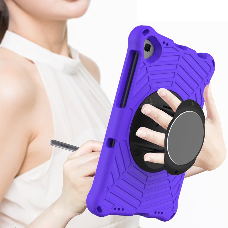 For Lenovo Tab K10 Spider King Silicone Protective Tablet Case(Purple) by bashfashion