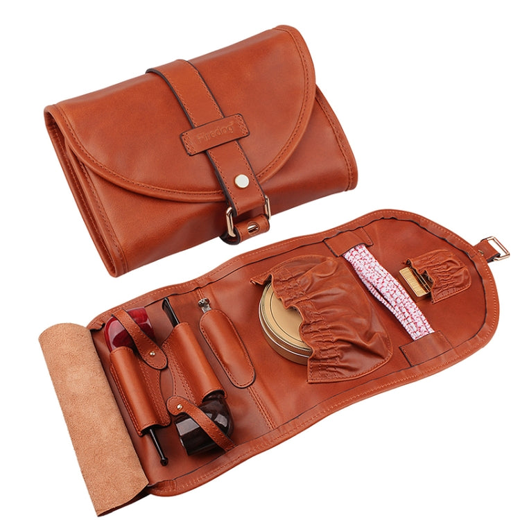 FIREDOG CL08 Leather Pipe Tobacco Storage Bag(Brown) by FIREDOG