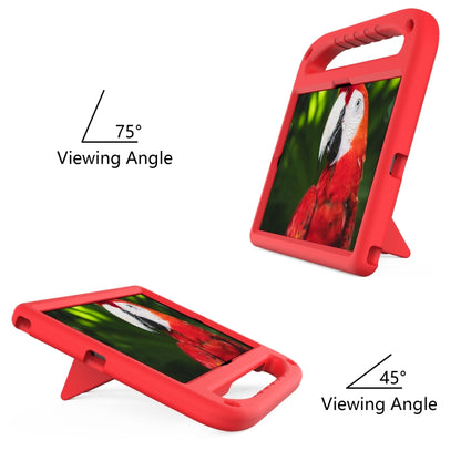 For Samsung Galaxy Tab S6 Lite P610 Handle EVA Shockproof Tablet Case with Holder(Red) by bashfashion