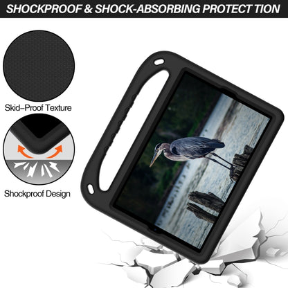For Samsung Galaxy Tab A 10.1 2019 T510/T515 Handle EVA Shockproof Tablet Case with Holder(Black) by bashfashion
