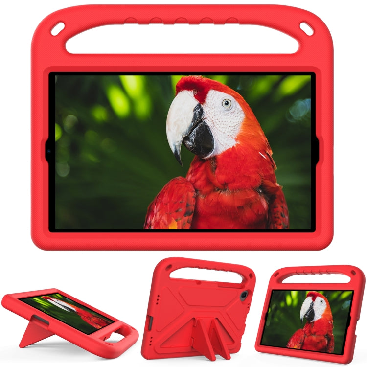 For Samsung Galaxy Tab A 10.1 2019 T510/T515 Handle EVA Shockproof Tablet Case with Holder(Red) by bashfashion