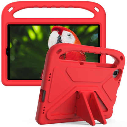 For Samsung Galaxy Tab A 10.1 2019 T510/T515 Handle EVA Shockproof Tablet Case with Holder(Red) by bashfashion