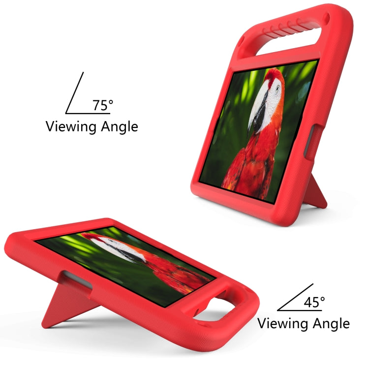 For Samsung Galaxy Tab A 10.1 2019 T510/T515 Handle EVA Shockproof Tablet Case with Holder(Red) by bashfashion