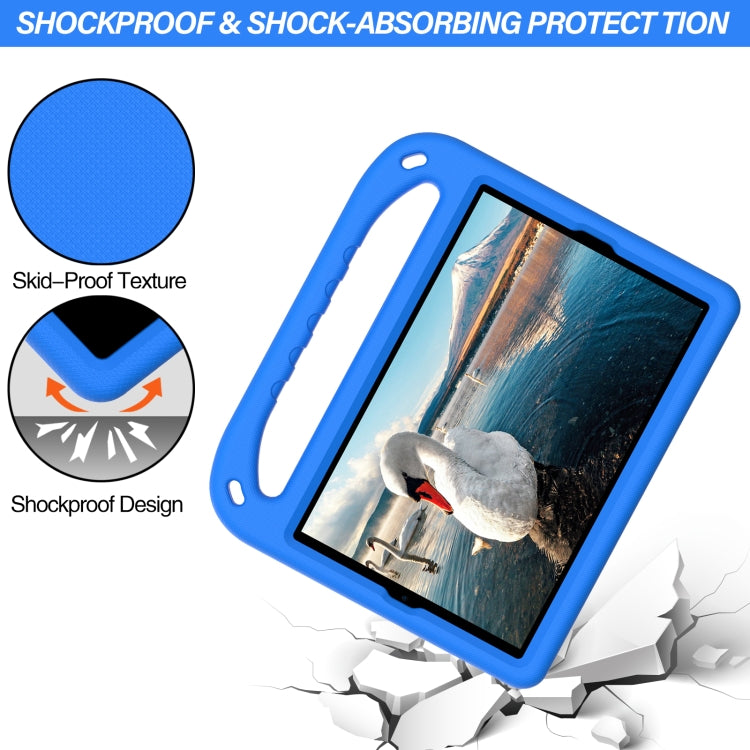 For Samsung Galaxy Tab A 10.1 2019 T510/T515 Handle EVA Shockproof Tablet Case with Holder(Blue) by bashfashion