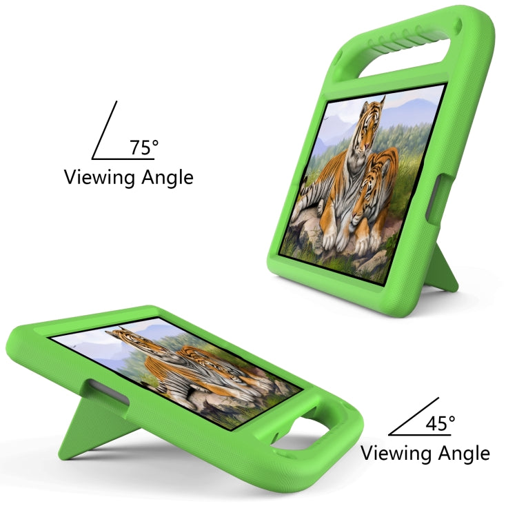 For Samsung Galaxy Tab A 10.1 2019 T510/T515 Handle EVA Shockproof Tablet Case with Holder(Green) by bashfashion