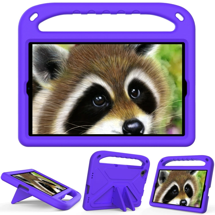 For Samsung Galaxy Tab A 10.1 2019 T510/T515 Handle EVA Shockproof Tablet Case with Holder(Purple) by bashfashion