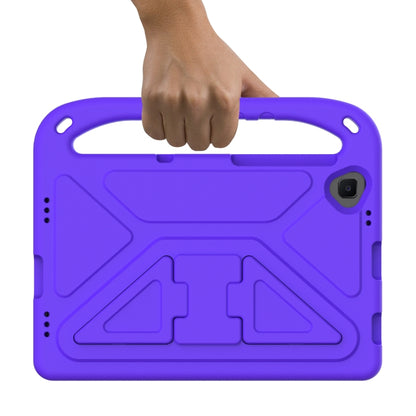 For Samsung Galaxy Tab A 10.1 2019 T510/T515 Handle EVA Shockproof Tablet Case with Holder(Purple) by bashfashion