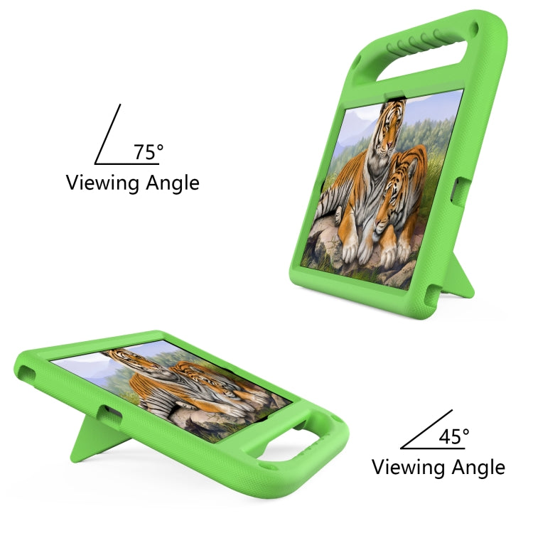 For Samsung Galaxy Tab S5e T720 Handle EVA Shockproof Tablet Case with Holder(Green) by bashfashion