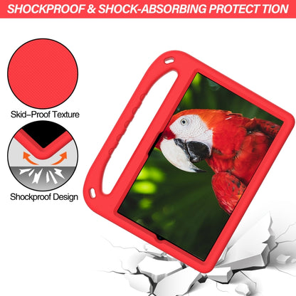 For Samsung Galaxy Tab S6 T860 Handle EVA Shockproof Tablet Case with Holder(Red) by bashfashion