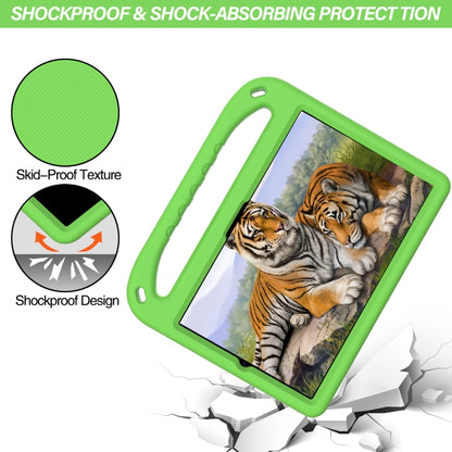 For Samsung Galaxy Tab S6 T860 Handle EVA Shockproof Tablet Case with Holder(Green) by bashfashion