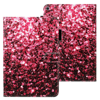 For Galaxy Tab A 10.1 (2019) T510 Cross Texture Painted Horizontal Leather Case with Sleep / Wake-up Function & Card Slot & Holder & Wallet(Debris) by bashfashion