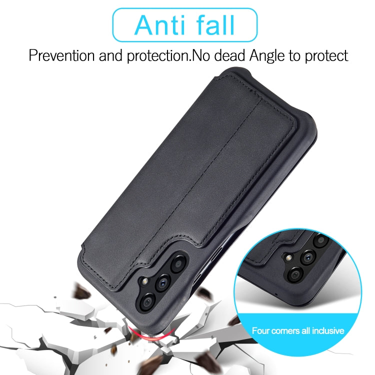 For Samsung Galaxy A54 5G LC.IMEEKE Hon Ancient Series Horizontal Flip Leather Phone Case(Black) by LC.IMEEKE