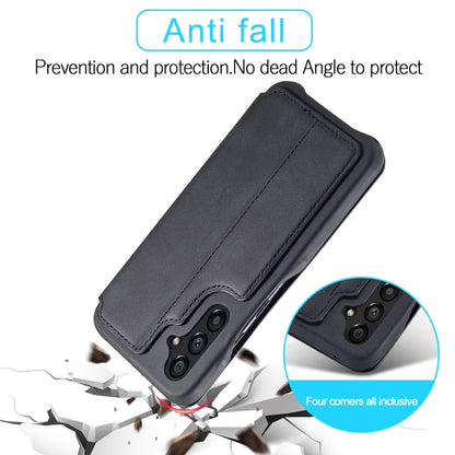 For Samsung Galaxy A54 5G LC.IMEEKE Hon Ancient Series Horizontal Flip Leather Phone Case(Black) by LC.IMEEKE