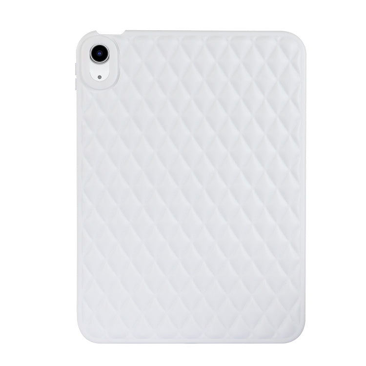 For iPad mini 5 / 4 Rhombic TPU Tablet Case(White) by bashfashion