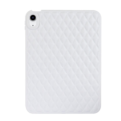 For iPad 2025 / 2022 Rhombic TPU Tablet Case(White) by bashfashion