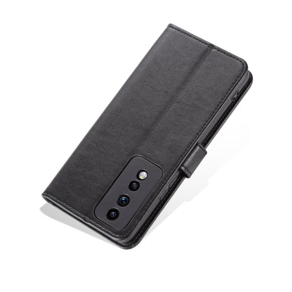 For Honor 80 GT 5G AZNS Sheepskin Texture Flip Leather Phone Case(Black) by AZNS