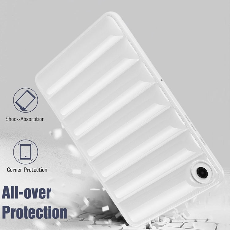 For Samsung Galaxy Tab A7 10.4 2020 T500 / T505 Eiderdown Cushion Shockproof Tablet Case(White) by bashfashion
