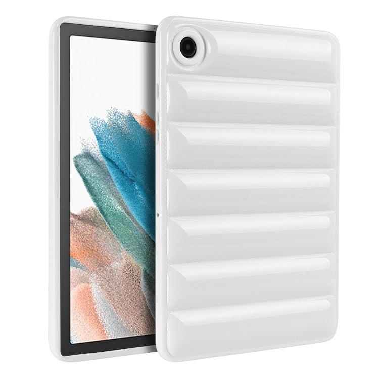 For Samsung Galaxy Tab A 8.0 2019 T290 / T295 Eiderdown Cushion Shockproof Tablet Case(White) by bashfashion