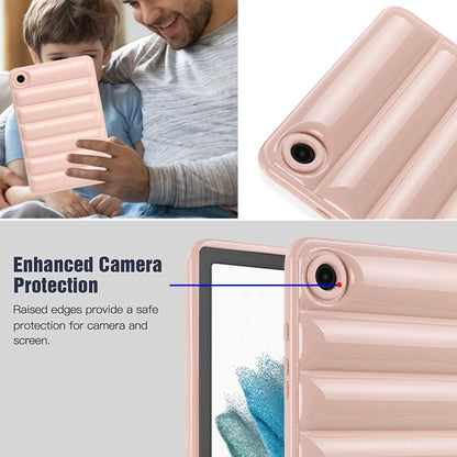 For Samsung Galaxy Tab A7 Lite T220 / T225 Eiderdown Cushion Shockproof Tablet Case(Pink) by bashfashion