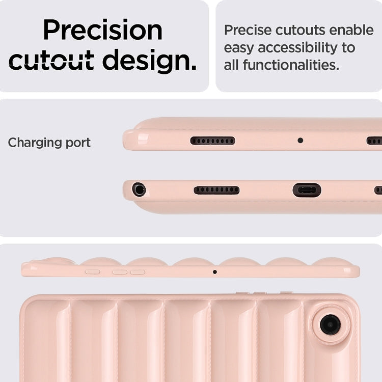 For Samsung Galaxy Tab A7 Lite T220 / T225 Eiderdown Cushion Shockproof Tablet Case(Pink) by bashfashion