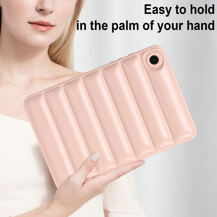 For Samsung Galaxy Tab A7 Lite T220 / T225 Eiderdown Cushion Shockproof Tablet Case(Pink) by bashfashion