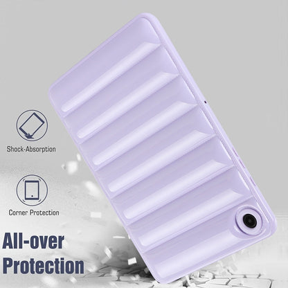For Samsung Galaxy Tab A7 Lite T220 / T225 Eiderdown Cushion Shockproof Tablet Case(Purple) by bashfashion