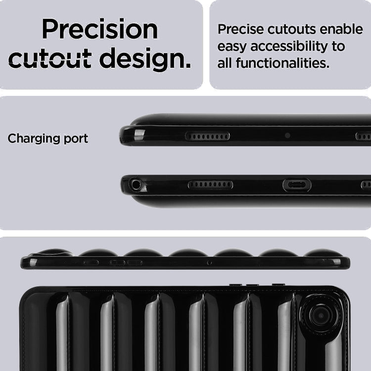 For Samsung Galaxy Tab S6 Lite P610 / P615 Eiderdown Cushion Shockproof Tablet Case(Black) by bashfashion