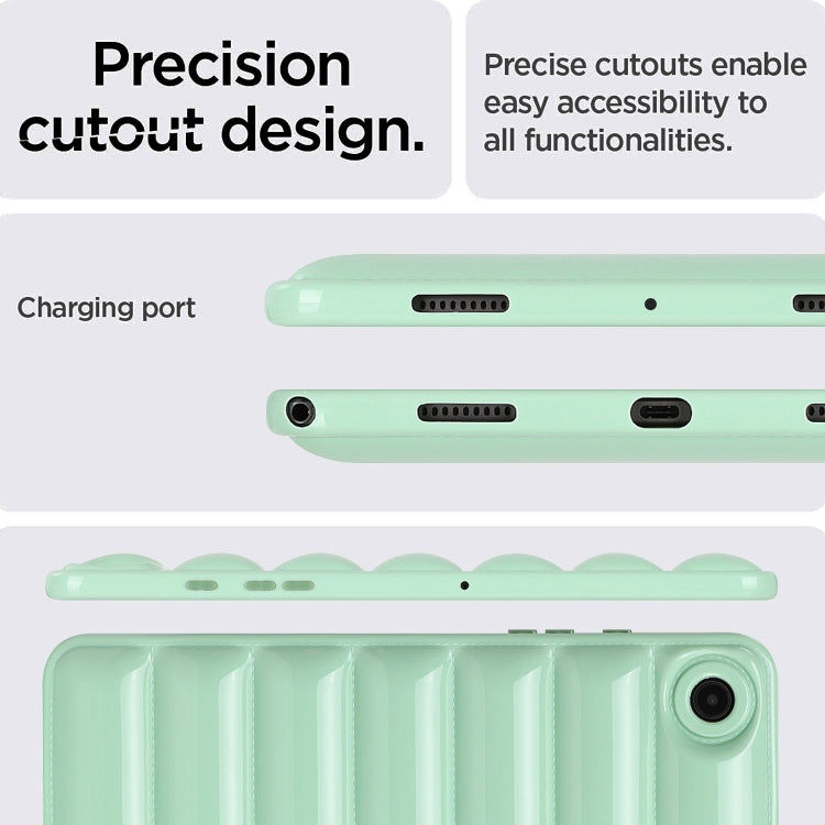 For Samsung Galaxy Tab S6 Lite P610 / P615 Eiderdown Cushion Shockproof Tablet Case(Green) by bashfashion