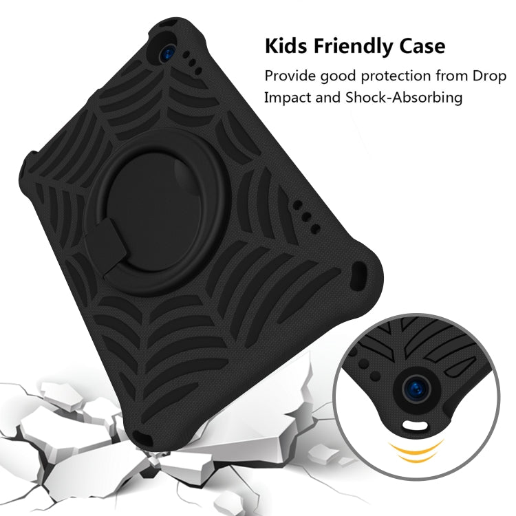 For Amazon Kindle Fire HD 8 2022 / 2020 Spider King Silicone Protective Tablet Case(Black) by bashfashion