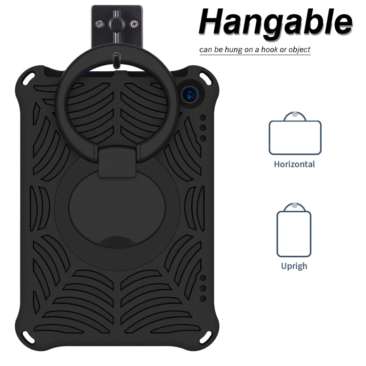 For Amazon Kindle Fire HD 8 2022 / 2020 Spider King Silicone Protective Tablet Case(Black) by bashfashion