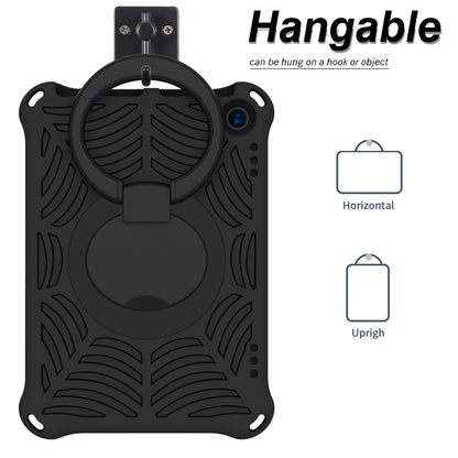 For Amazon Kindle Fire HD 8 2022 / 2020 Spider King Silicone Protective Tablet Case(Black) by bashfashion