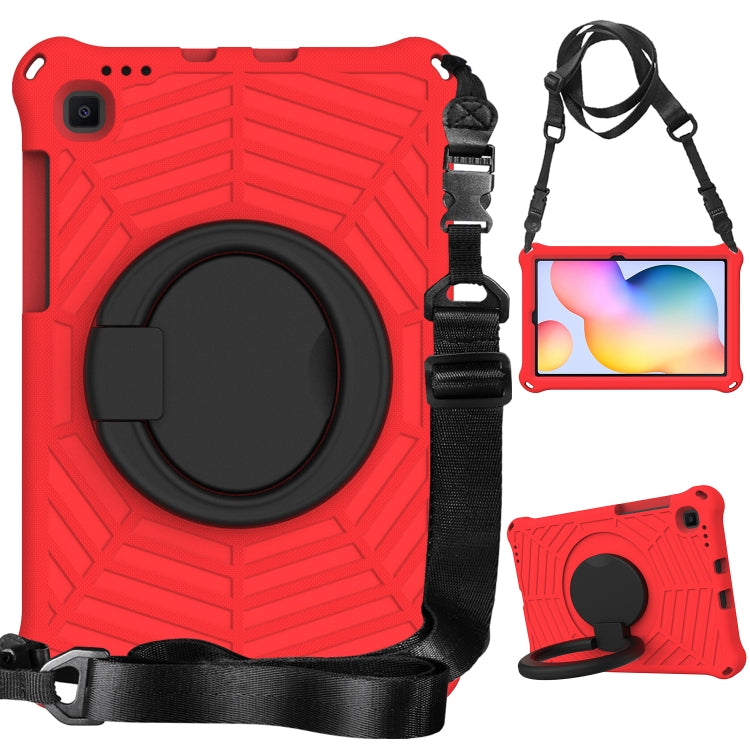 For Samsung Galaxy Tab S6 Lite P610 Spider King Silicone Protective Tablet Case(Red) by bashfashion
