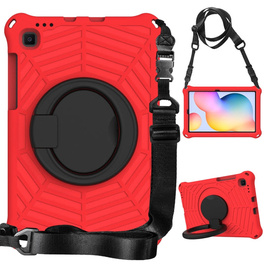 For Samsung Galaxy Tab S6 Lite P610 Spider King Silicone Protective Tablet Case(Red) by bashfashion