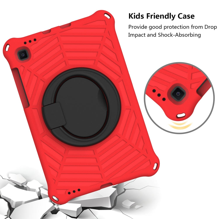 For Samsung Galaxy Tab S6 Lite P610 Spider King Silicone Protective Tablet Case(Red) by bashfashion