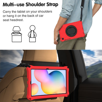 For Samsung Galaxy Tab S6 Lite P610 Spider King Silicone Protective Tablet Case(Red) by bashfashion