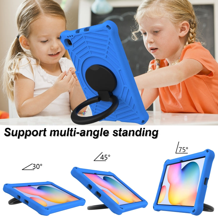 For Samsung Galaxy Tab S6 Lite P610 Spider King Silicone Protective Tablet Case(Blue) by bashfashion