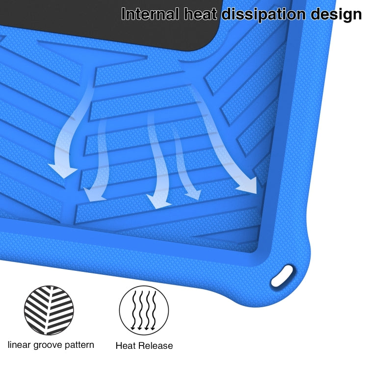 For Samsung Galaxy Tab S6 Lite P610 Spider King Silicone Protective Tablet Case(Blue) by bashfashion