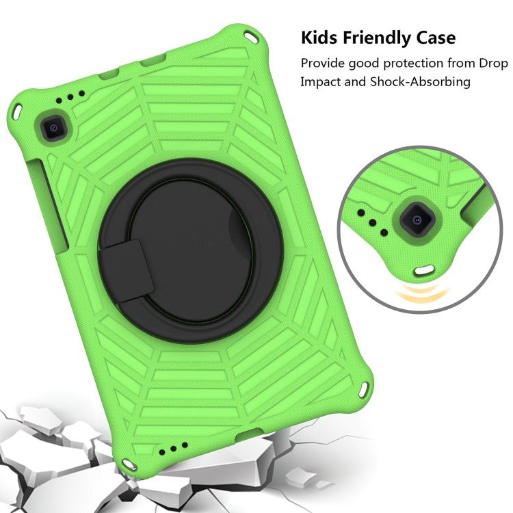For Samsung Galaxy Tab S6 Lite P610 Spider King Silicone Protective Tablet Case(Green) by bashfashion