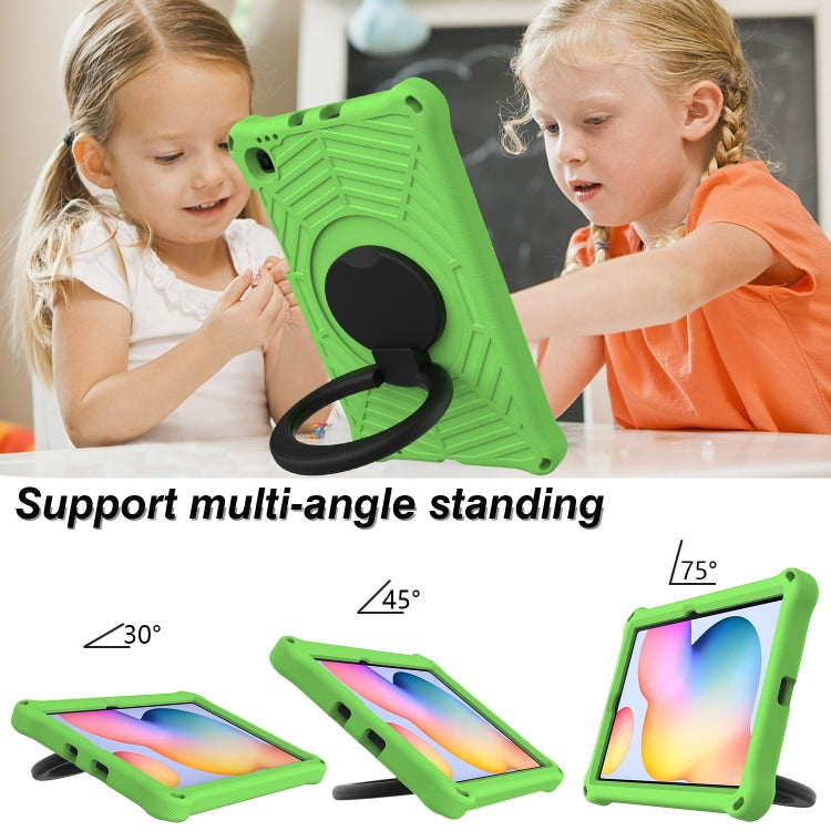 For Samsung Galaxy Tab S6 Lite P610 Spider King Silicone Protective Tablet Case(Green) by bashfashion