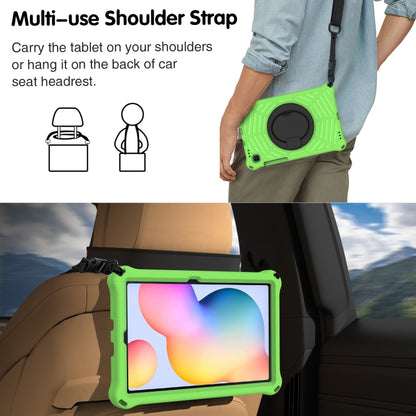 For Samsung Galaxy Tab S6 Lite P610 Spider King Silicone Protective Tablet Case(Green) by bashfashion