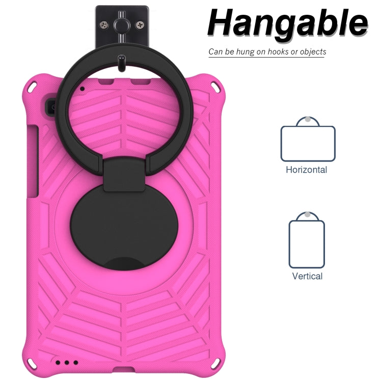 For Samsung Galaxy Tab S6 Lite P610 Spider King Silicone Protective Tablet Case(Rose Red) by bashfashion