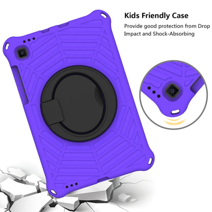 For Samsung Galaxy Tab S6 Lite P610 Spider King Silicone Protective Tablet Case(Purple) by bashfashion