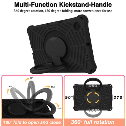 For Samsung Galaxy Tab A8 10.5 X205 / X200 Spider King Silicone Protective Tablet Case(Black) by bashfashion