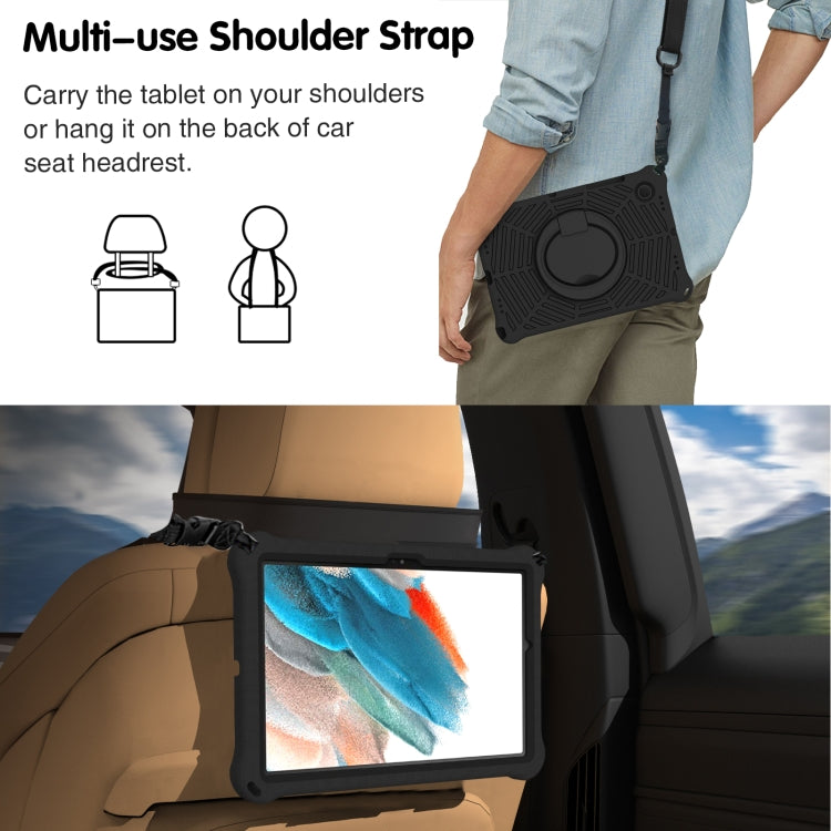 For Samsung Galaxy Tab A8 10.5 X205 / X200 Spider King Silicone Protective Tablet Case(Black) by bashfashion