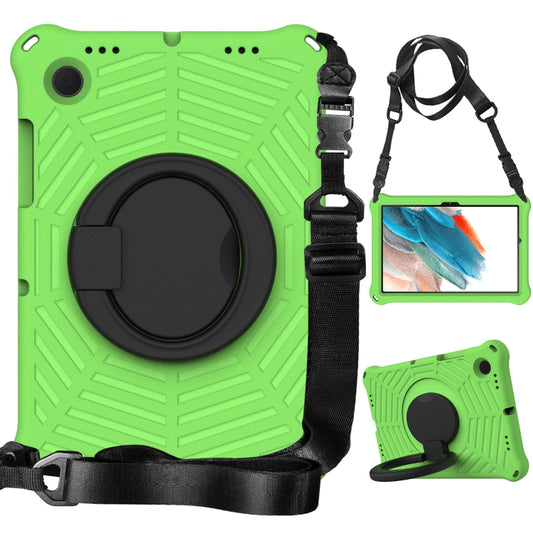 For Samsung Galaxy Tab A8 10.5 X205 / X200 Spider King Silicone Protective Tablet Case(Green) by bashfashion