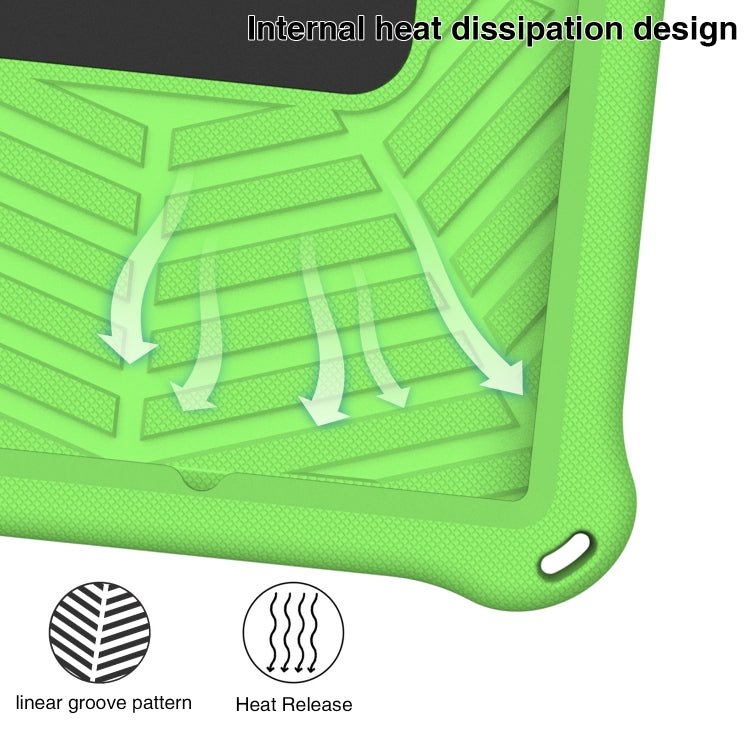 For Samsung Galaxy Tab A8 10.5 X205 / X200 Spider King Silicone Protective Tablet Case(Green) by bashfashion