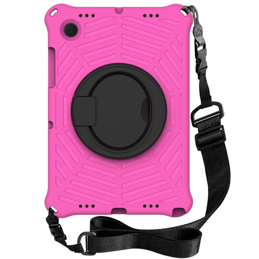 For Samsung Galaxy Tab A8 10.5 X205 / X200 Spider King Silicone Protective Tablet Case(Rose Red) by bashfashion