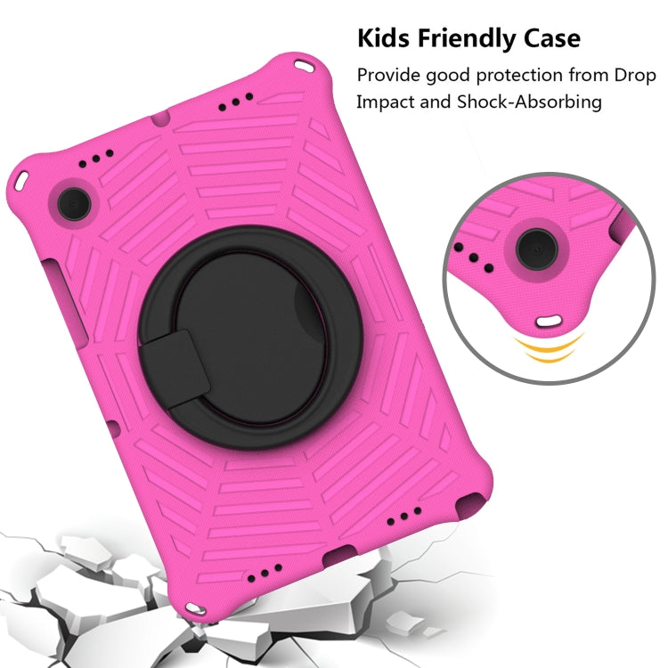 For Samsung Galaxy Tab A8 10.5 X205 / X200 Spider King Silicone Protective Tablet Case(Rose Red) by bashfashion