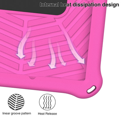 For Samsung Galaxy Tab A8 10.5 X205 / X200 Spider King Silicone Protective Tablet Case(Rose Red) by bashfashion