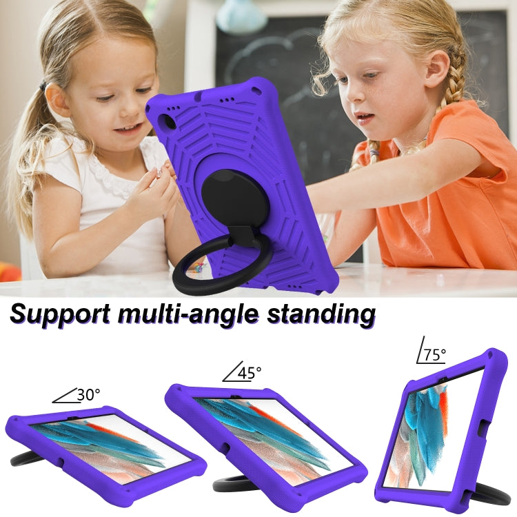 For Samsung Galaxy Tab A8 10.5 X205 / X200 Spider King Silicone Protective Tablet Case(Purple) by bashfashion